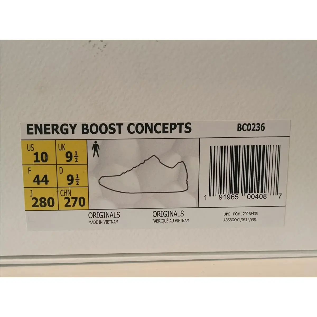 Adidas shoes - adidas Energy Boost - Energy Boost - BC0236 - White 7