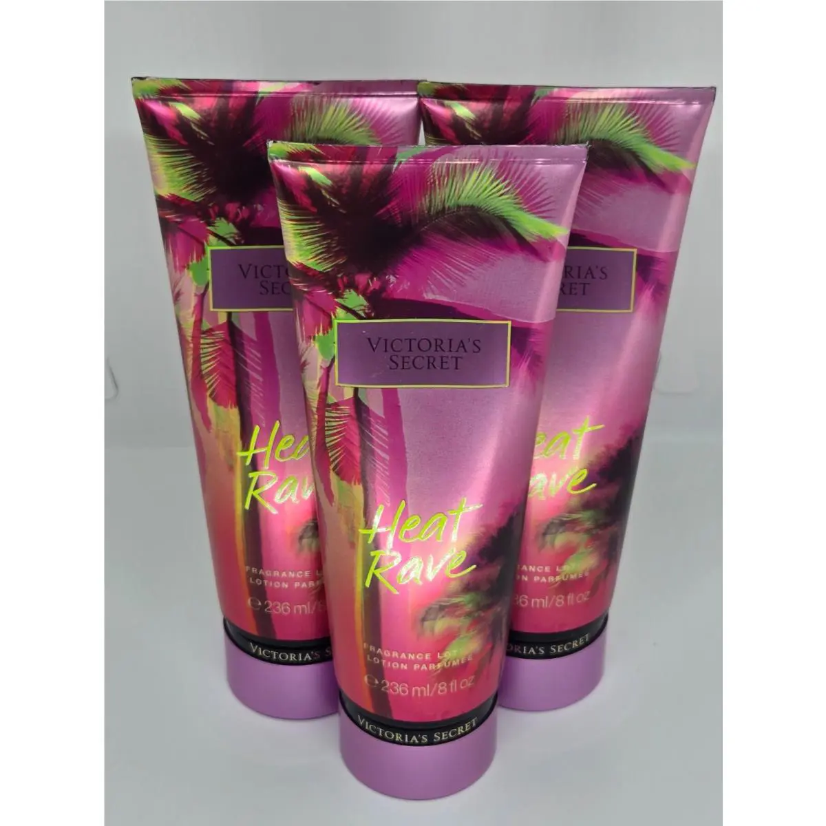 Victoria`s Secret Heat Rave Body Lotion x3