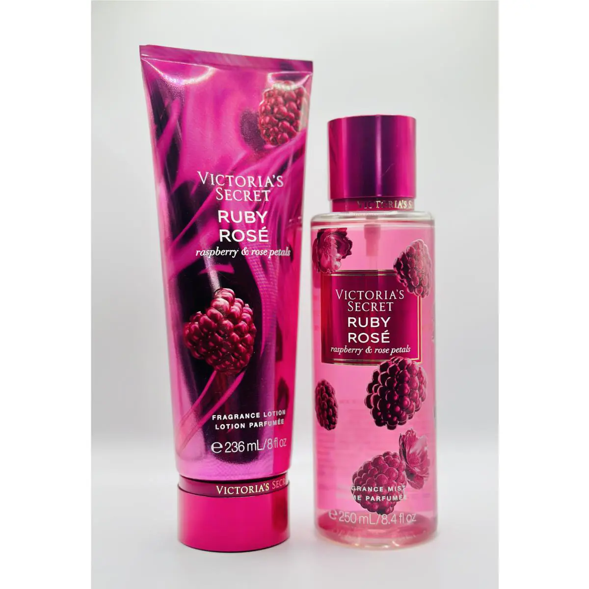Victoria’s Secret 2 Piece Fragrance Mist Lotion Set Ruby Rose