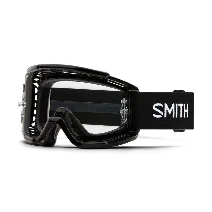 Smith Squad Mountain Bike Goggles Authorized Smith Dealer Black  w/Clear AF by Smith Optics