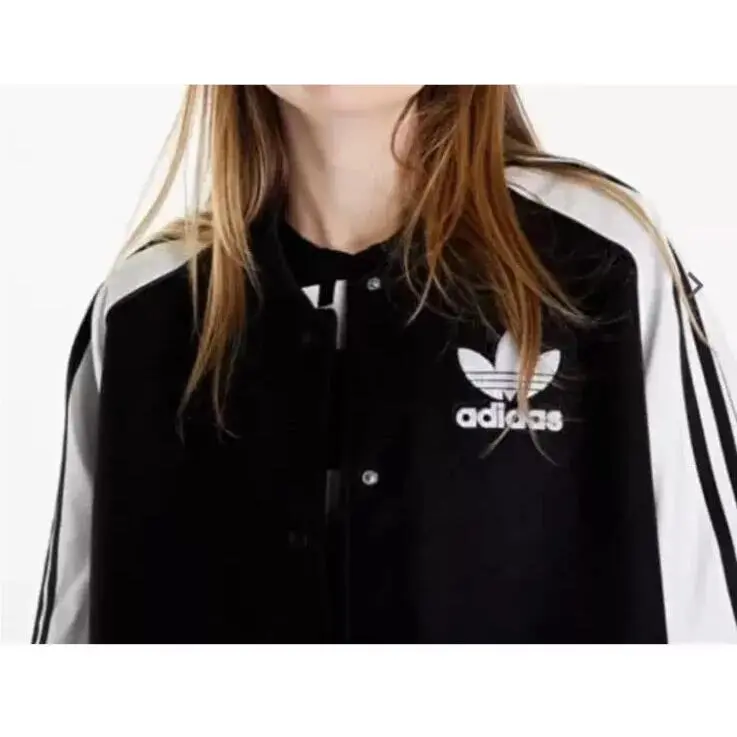Adidas clothing - Adidas SST Oversized Varsity Jacket - IR5519 - White 1