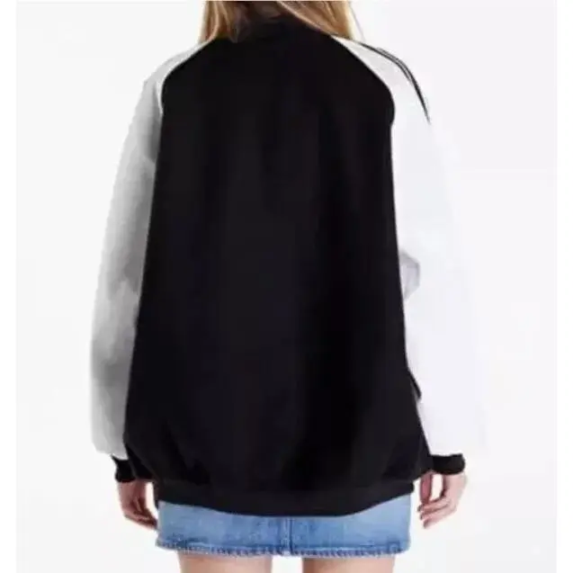 Adidas clothing - Adidas SST Oversized Varsity Jacket - IR5519 - White 2