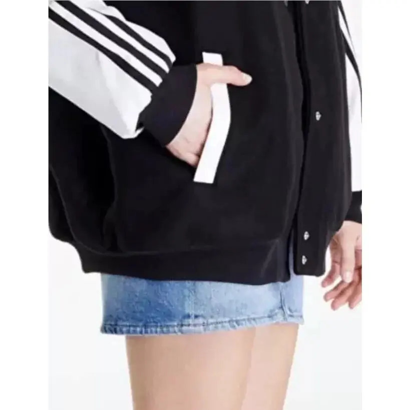 Adidas clothing - Adidas SST Oversized Varsity Jacket - IR5519 - White 4