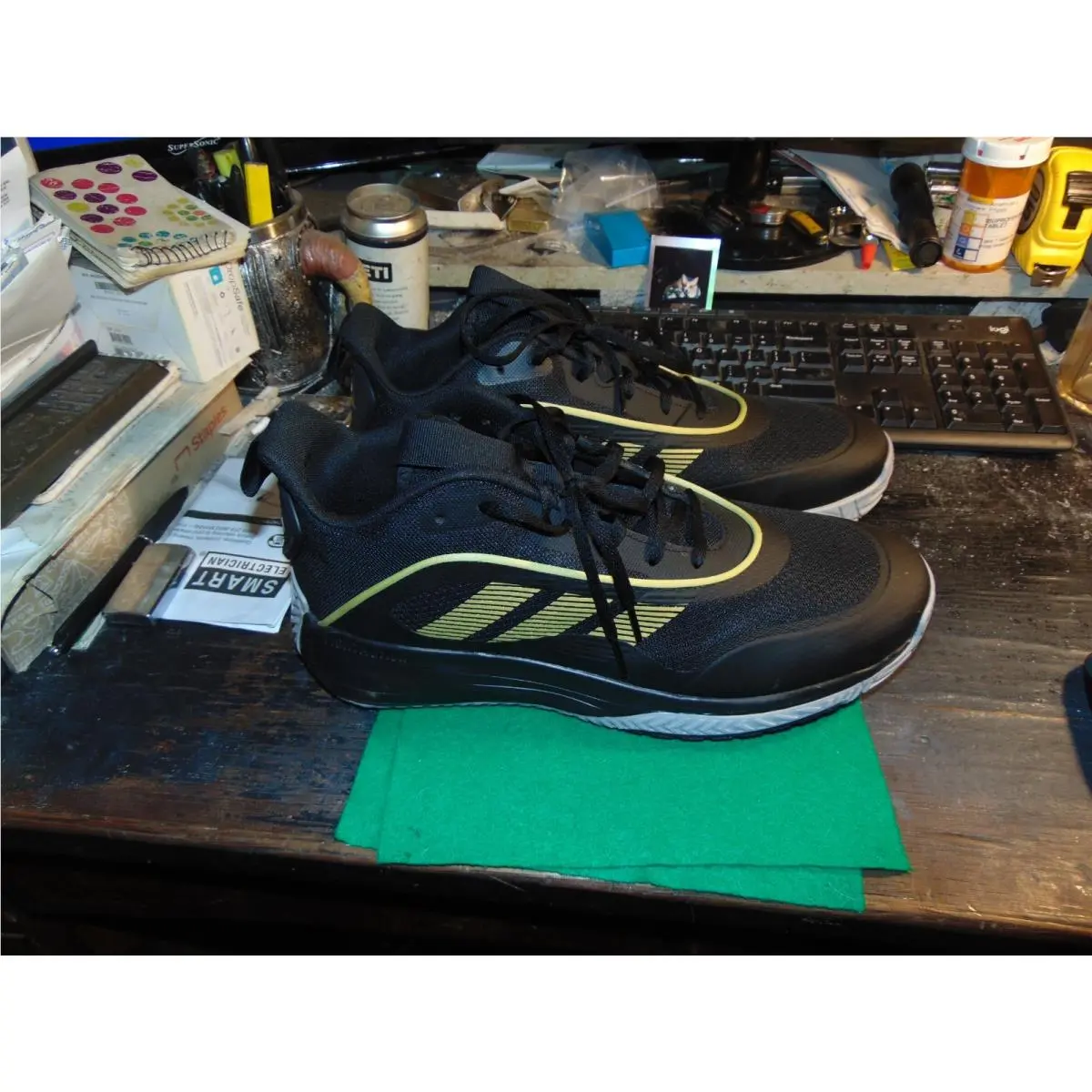 Adidas shoes - adidas Core - Core - IF4566 - BLACK /GOLD (UPC: 196477710419) 0