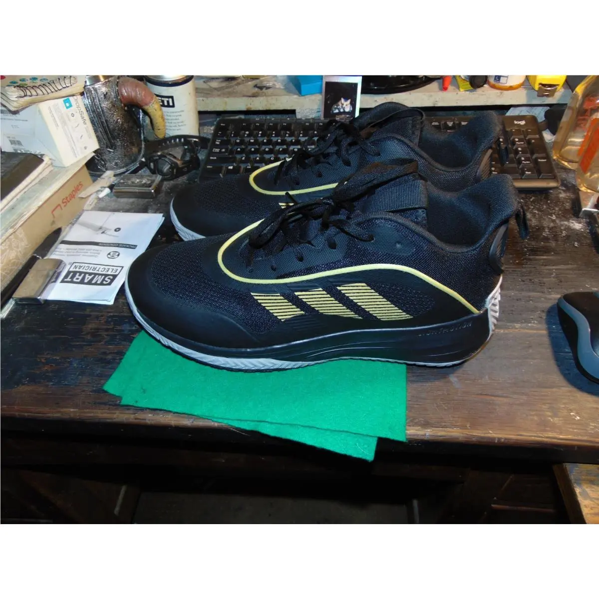 Adidas shoes - adidas Core - Core - IF4566 - BLACK /GOLD (UPC: 196477710419) 1