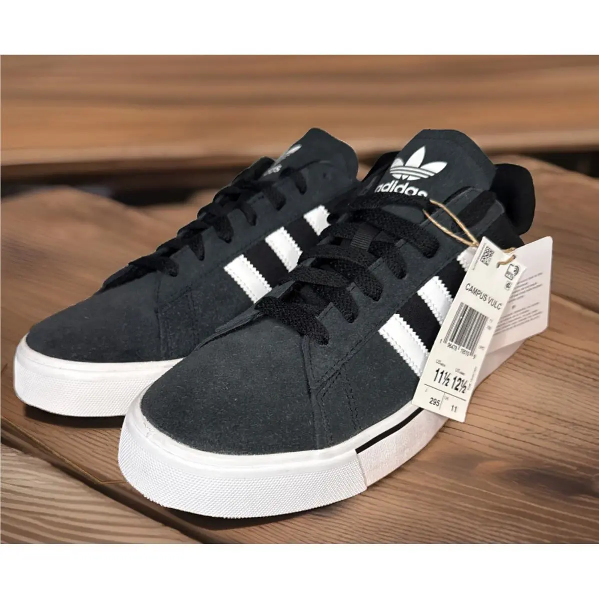 Adidas shoes - adidas Campus - Campus - ID1372 - Black, Manufacturer: Core Black/Cloud White/Gum (UPC: 196478195109) 2