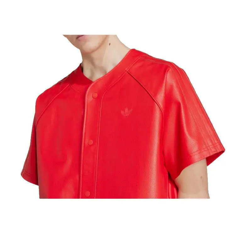 Adidas clothing - Baseball Jersey - Baseball Jersey - Red (UPC: 197615742248) 1