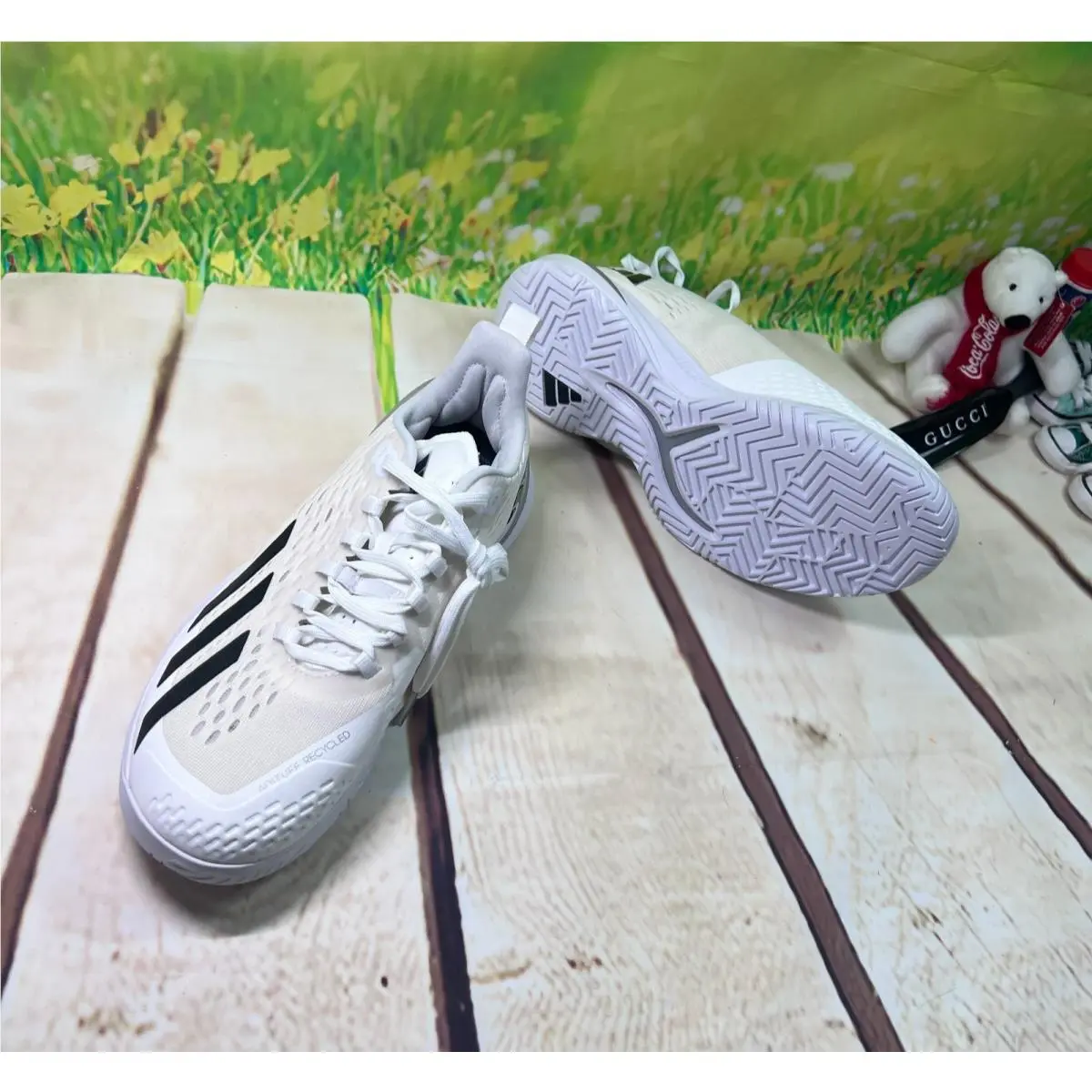 Adidas shoes - adidas Adizero Cybersonic - Adizero Cybersonic - IG9514 - Cloud White/Core Black/Matte Silver 1