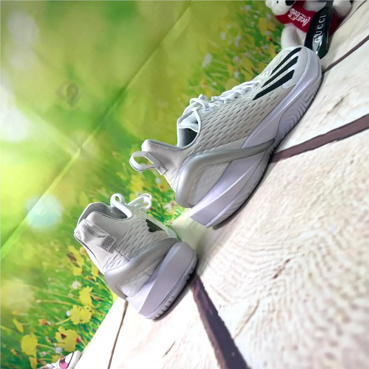 Adidas shoes - adidas Adizero Cybersonic - Adizero Cybersonic - IG9514 - Cloud White/Core Black/Matte Silver 3