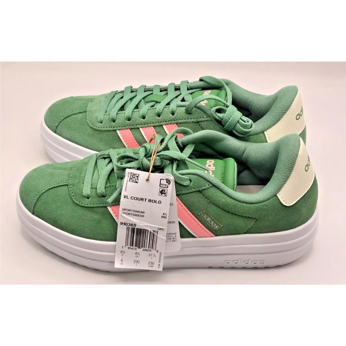 Adidas shoes - adidas Vl Court - Court - Adidas VL Court Bold - Green 2
