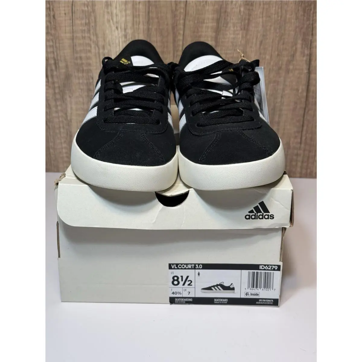 Adidas shoes - VL COURT 3.0 - COURT - Black, Manufacturer: black (UPC: 0196474610217) 7