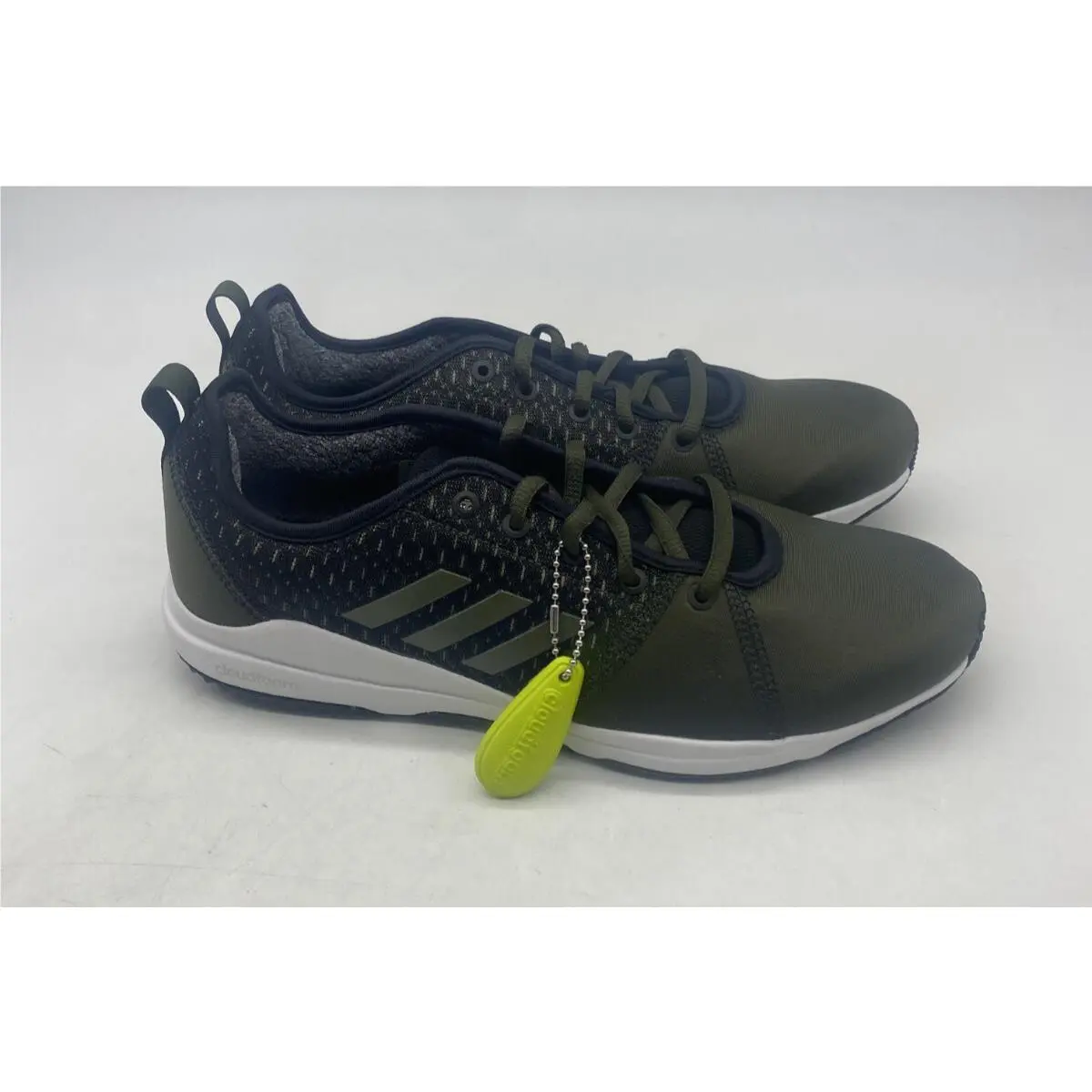 Adidas Arianna Cloudfoam Green W/black Running Shoes Women`s Size 9 BB3243