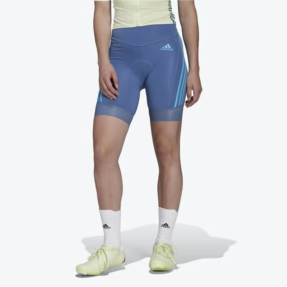 Adidas The Cycling Shorts Women`s Medium M Altered Blue Padded Breathable Bike
