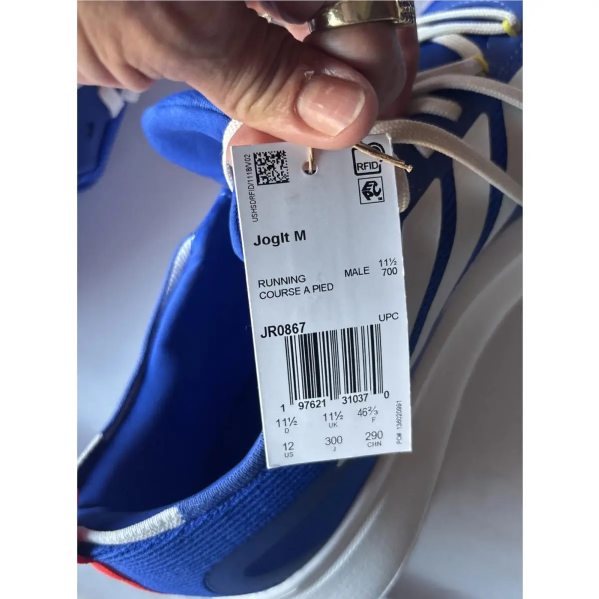 Adidas shoes - Adidas Jogit - Jogit - JR0867 - Blue, Manufacturer: Blue Crystal White (UPC: 0197621310370) 3
