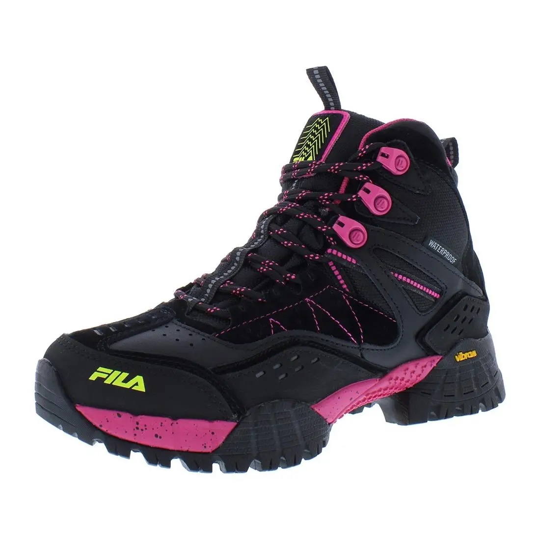 Fila shoes - Black/Pink, Main: Black 5