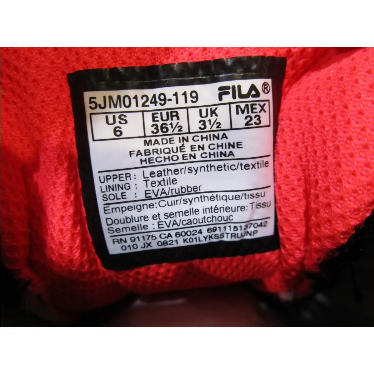 Fila shoes - Fila Oakmont TR - Oakmont - 5JM01249-119 - Gardenia/Black/Pink 5