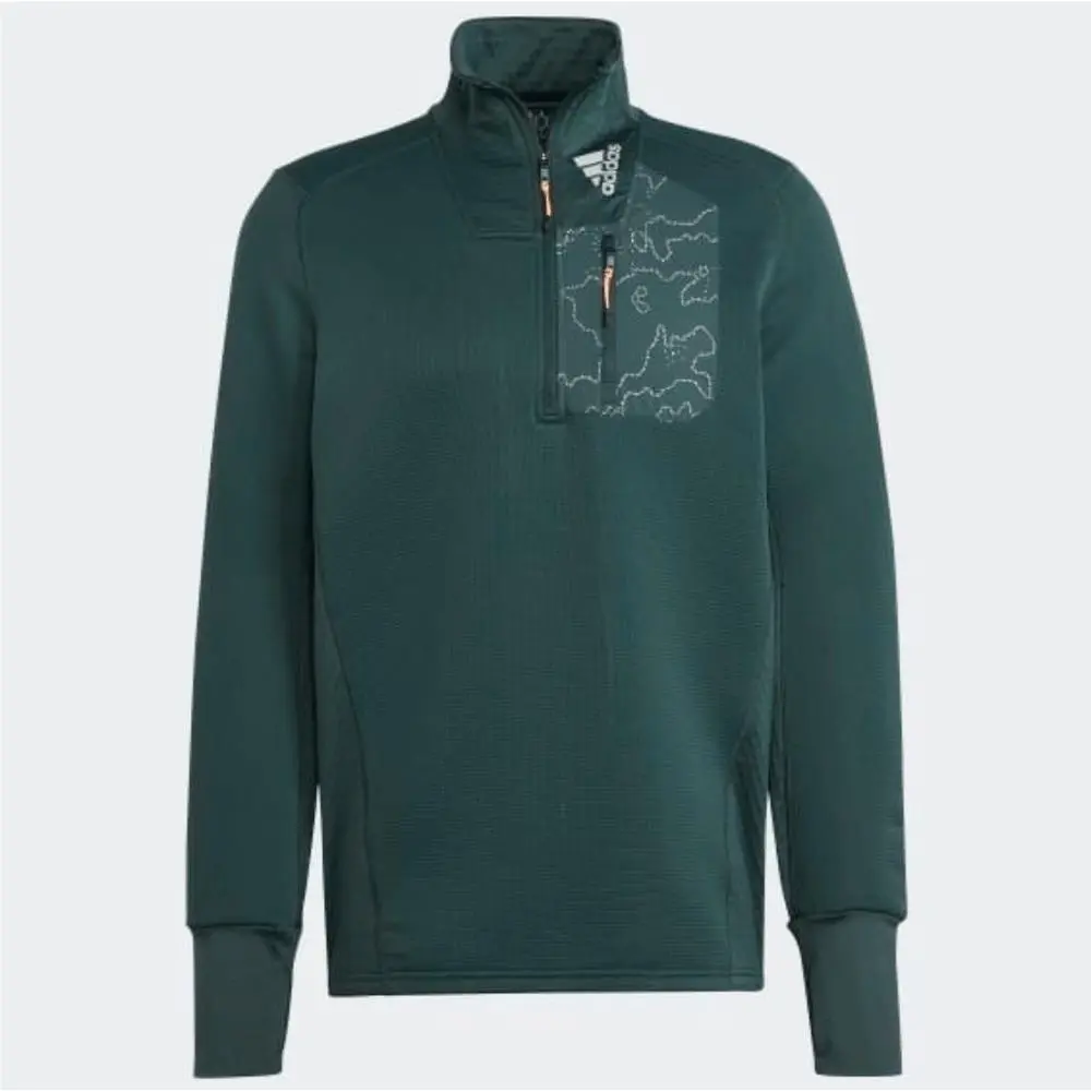 Adidas X-city Cold Ready Running Jacket Sweatshirt Men`s S Green Black HF6384
