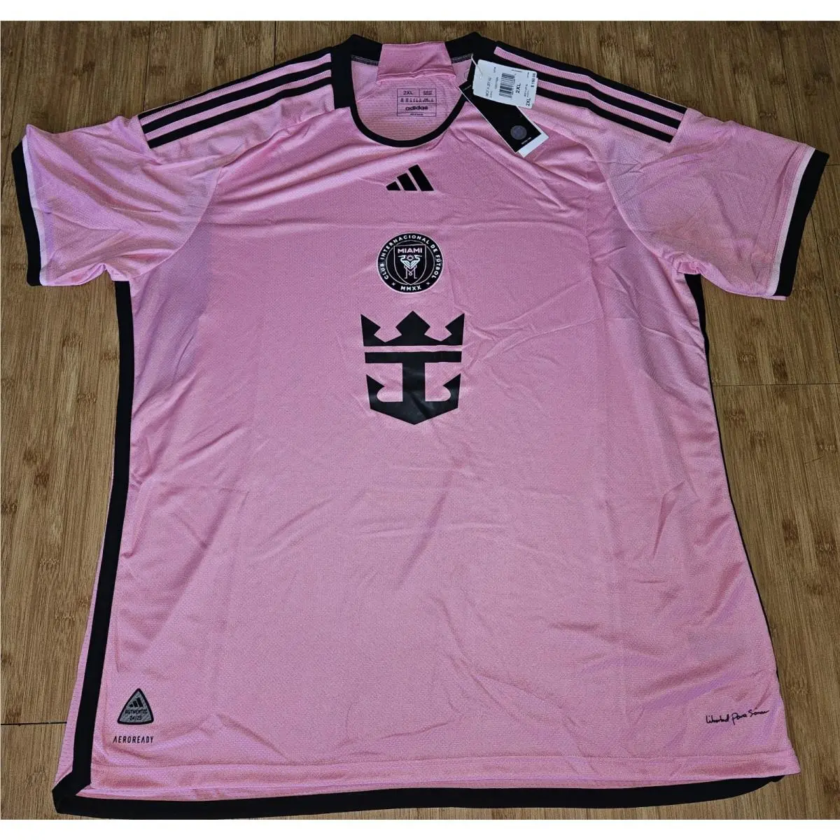Adidas Men`s Inter Miami CF 24/25 Home Jersey Size Xxl