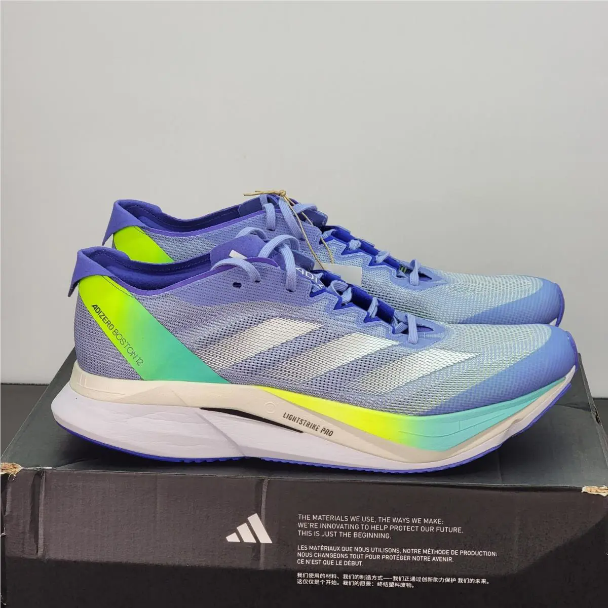 Adidas shoes - adidas Adizero Boston 12 - Adizero Boston - IF9220 - Blue 2