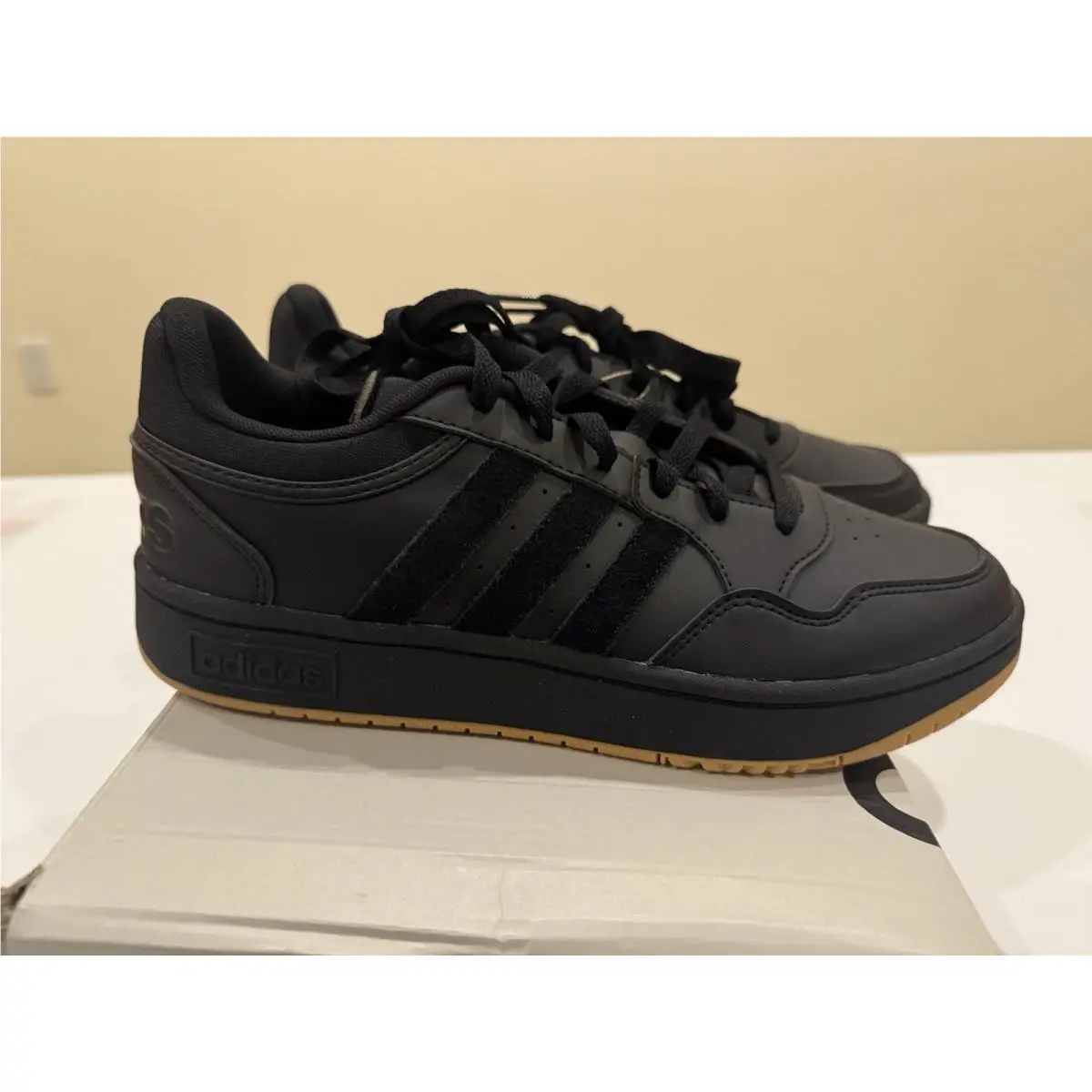 Adidas Hoops 3.0 Low Classic GY4727 Sneaker Core Black Vintage Shoes Size 8