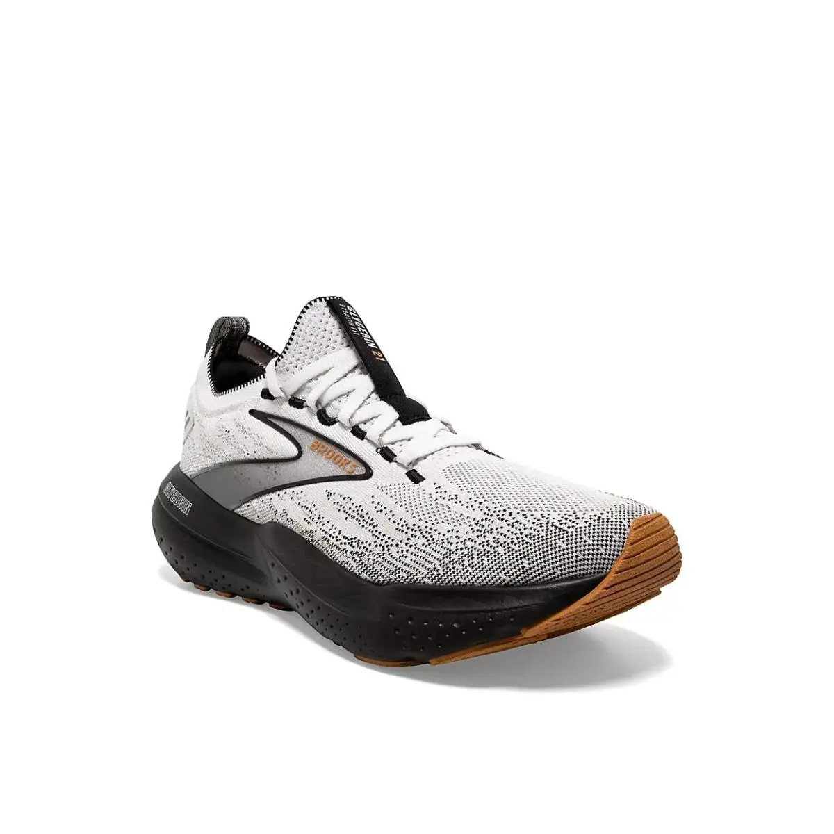Brooks Mens Glycerin Stealthfit 21 Retro Low Top Running Training Sneke Rshoe - White