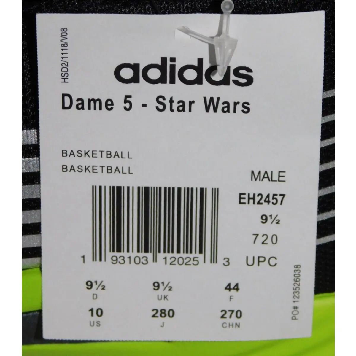 Adidas shoes - adidas Dame 5 - Dame - EH2457 - Black 9