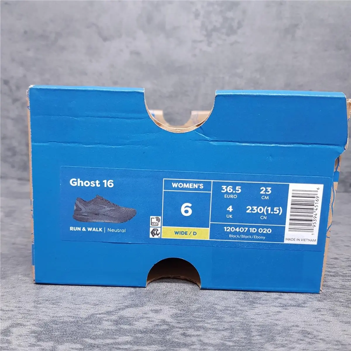 Brooks shoes - Brooks Ghost 16 Wide - Ghost Wide - 120407-1D-020 - Black 5