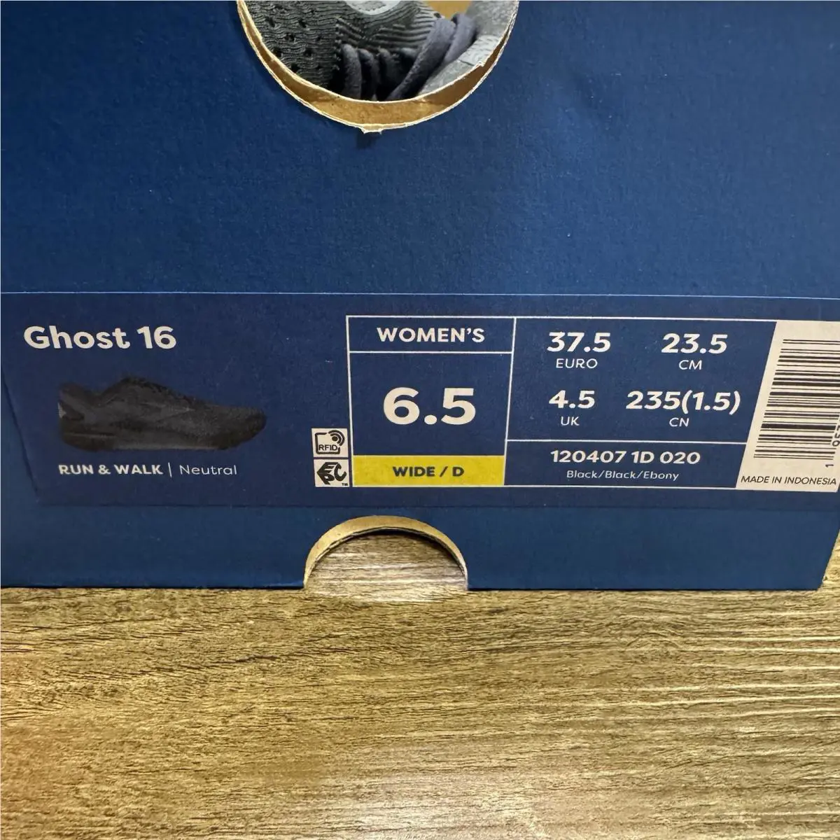 Brooks shoes - Brooks Ghost 16 Wide - Ghost Wide - 120407-1D-020 - Black 0