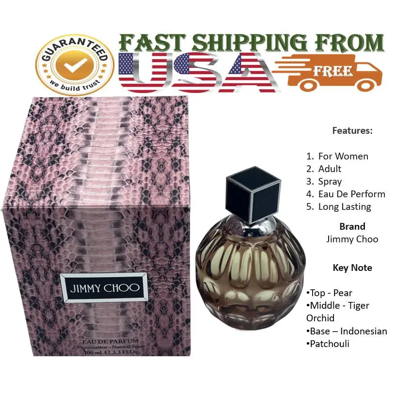 Perfume For Women By  Eau De Perform Edp Spray 3.3 Oz. Great For Gift New Unsealed box, Peeled box by Jimmy Choo