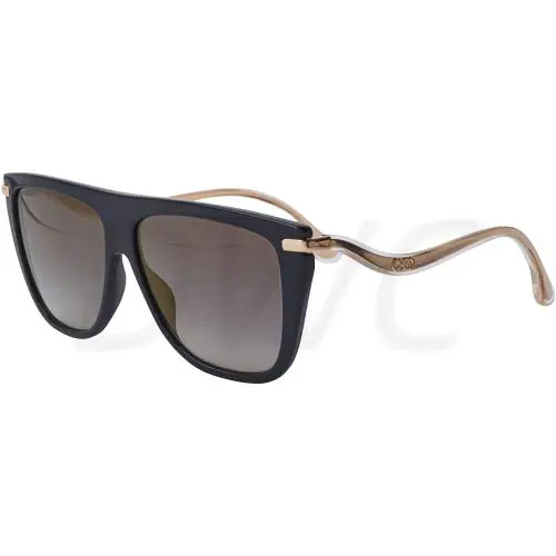Jimmy Choo Browline Sunglasses Suvi/s 807FQ Black/gold 58mm