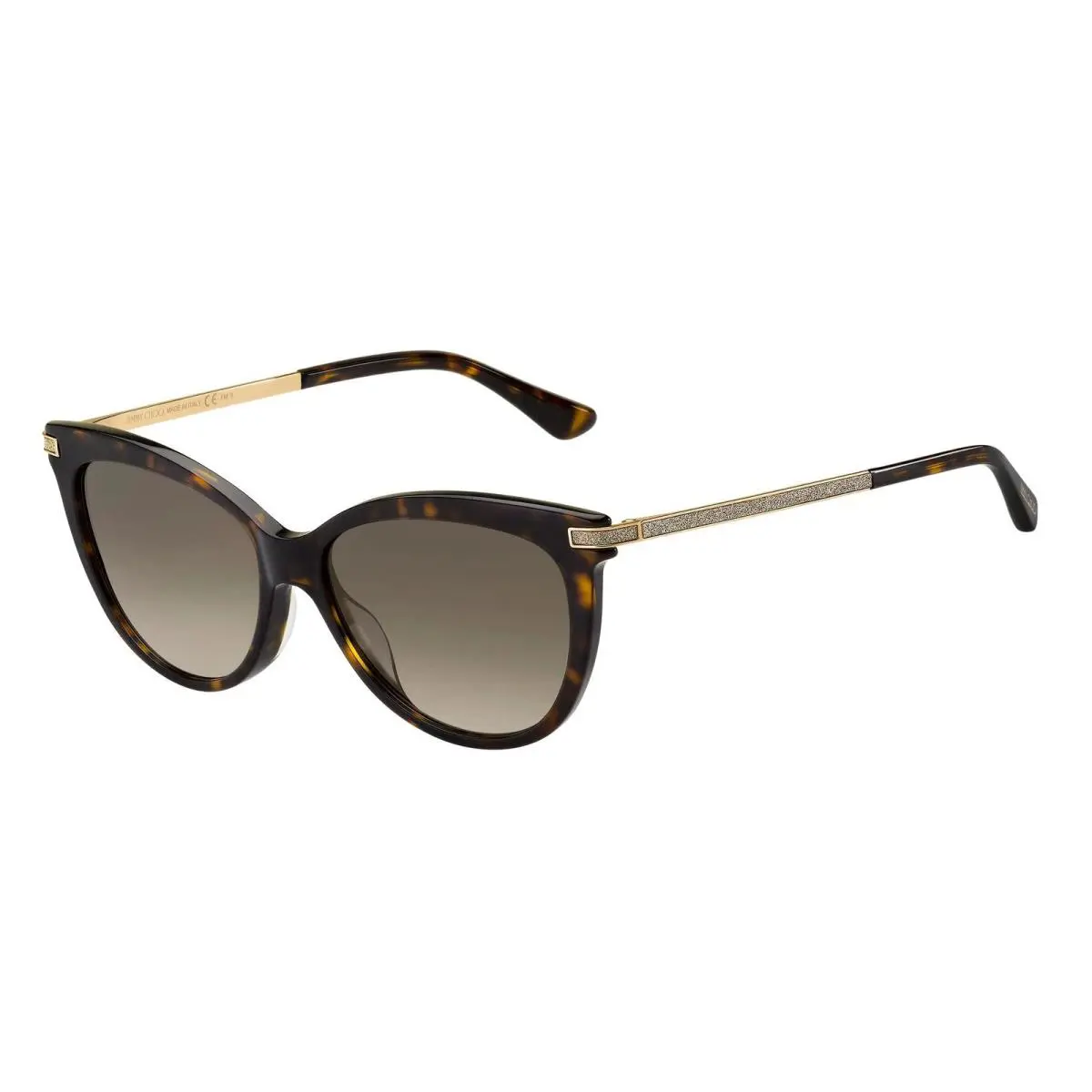 Jimmy Choo Sunglasses JC Axelle GS 086HA 56mm Havana / Brown Gradient Lens - Frame: Havana, Lens: Brown Gradient