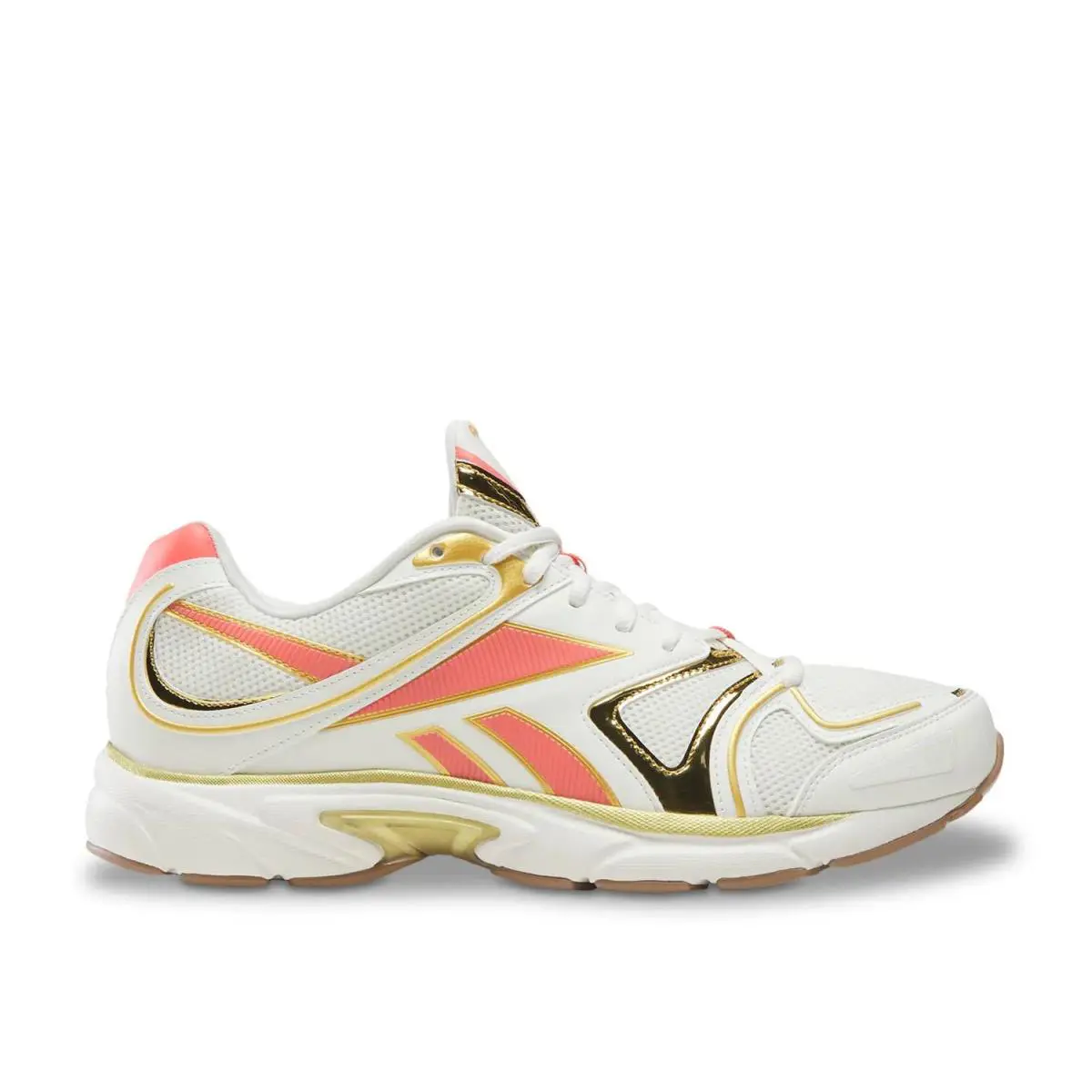Man`s Athleisure Reebok Premier Road Plus VI Sneaker - White/Orange