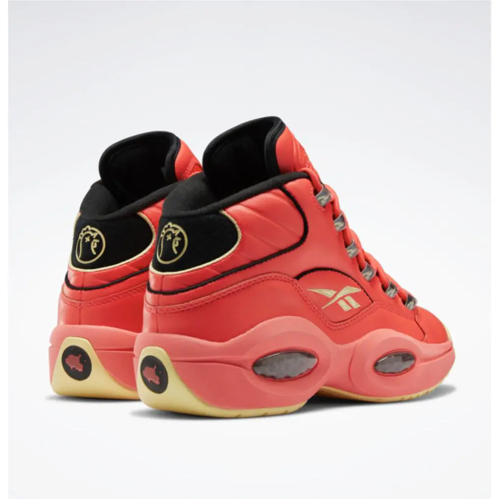Reebok shoes - Reebok Question Mid - Question Mid - GV7093 - Red / Black / Yellow Filament, Manufacturer: Red / Black / Yellow Filament 1