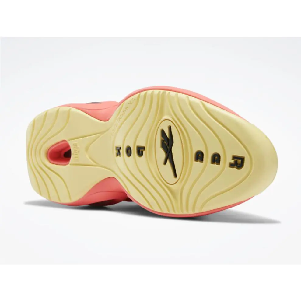 Reebok shoes - Reebok Question Mid - Question Mid - GV7093 - Red / Black / Yellow Filament, Manufacturer: Red / Black / Yellow Filament 5