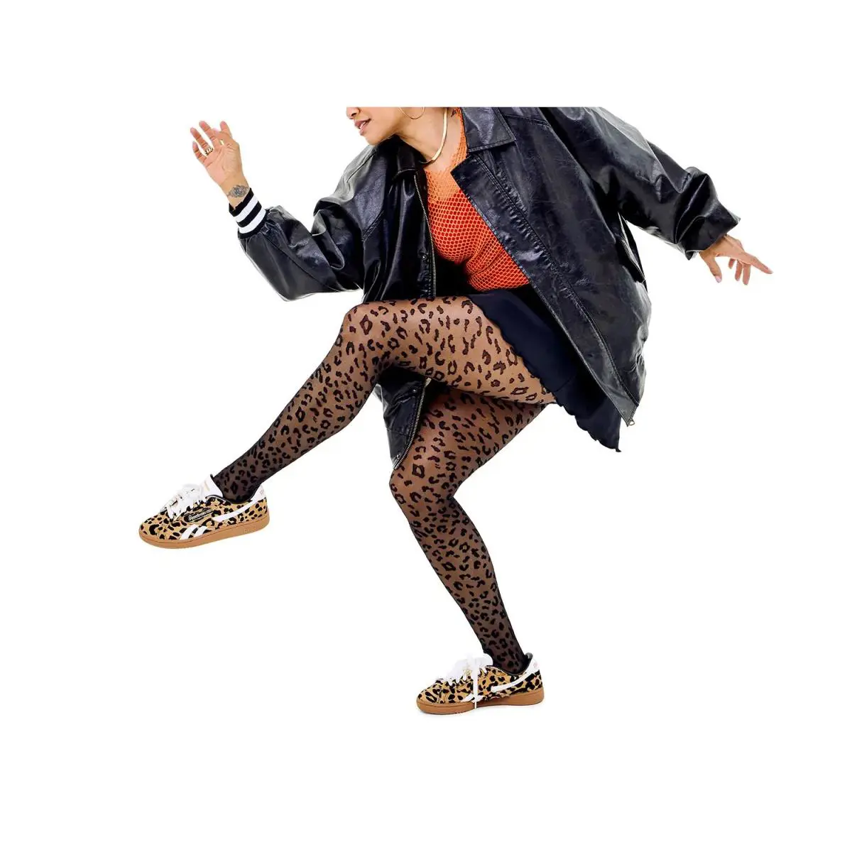 Reebok shoes - Tan/Black Leopard Print Calf Hair 0