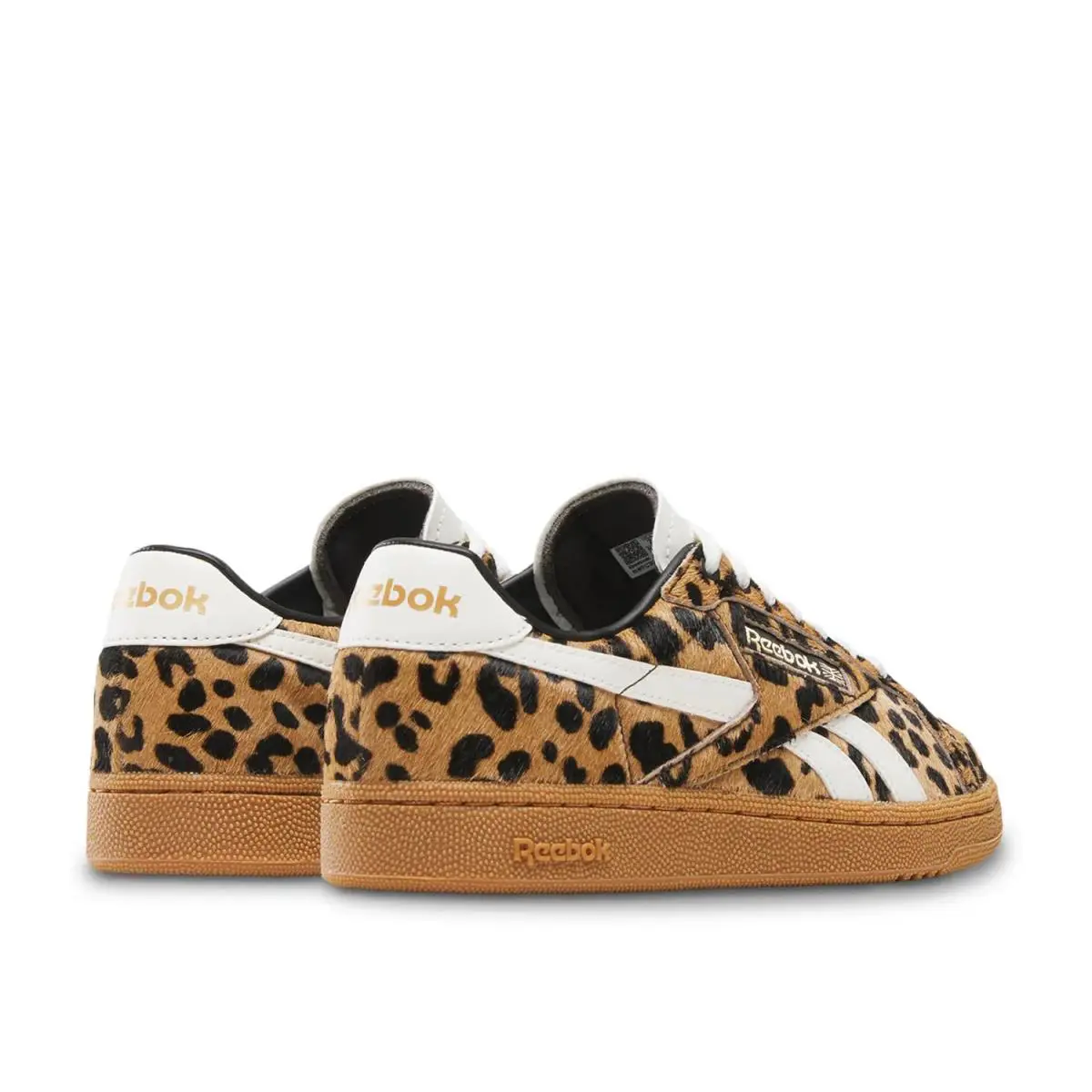 Reebok shoes - Tan/Black Leopard Print Calf Hair 6