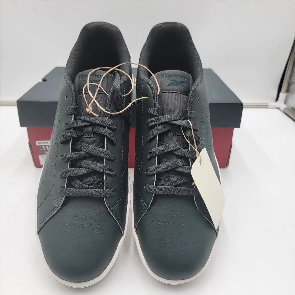 Reebok shoes - Court Clean - Court Clean - 100202605 - Green (UPC: 197225916145) 2