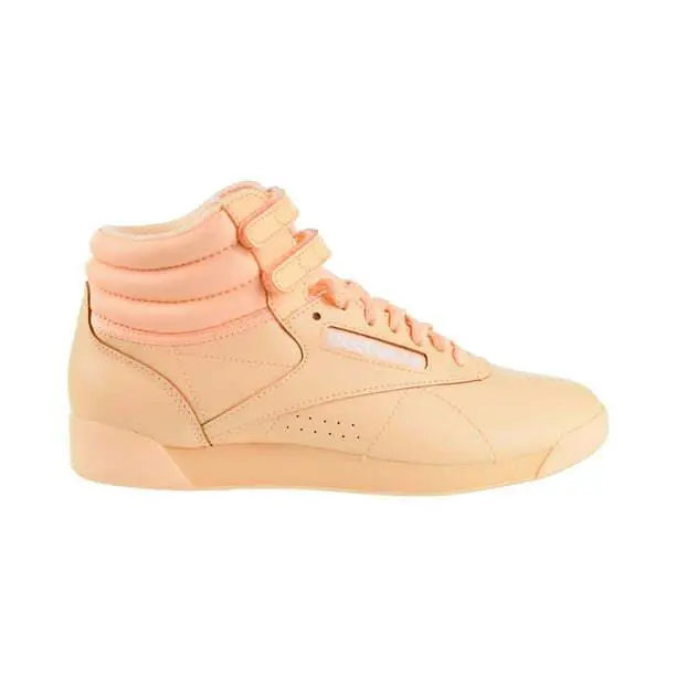 Reebok Freestyle Hi Shoes Junior Dessert Glow White Color CN4592 Size 6 - peach