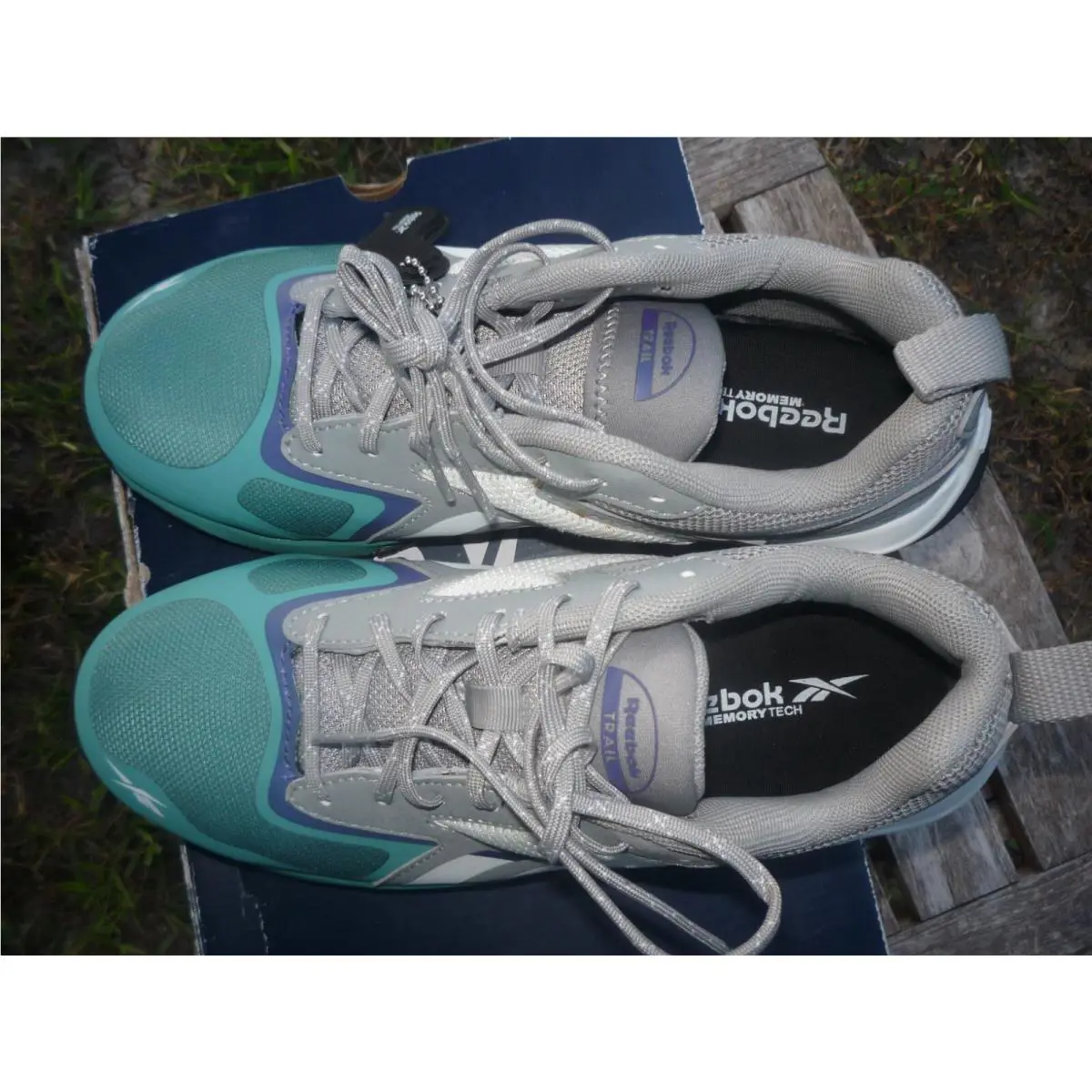 Reebok shoes - RB395 - RB395 - Aqua (UPC: 690774613508) 8