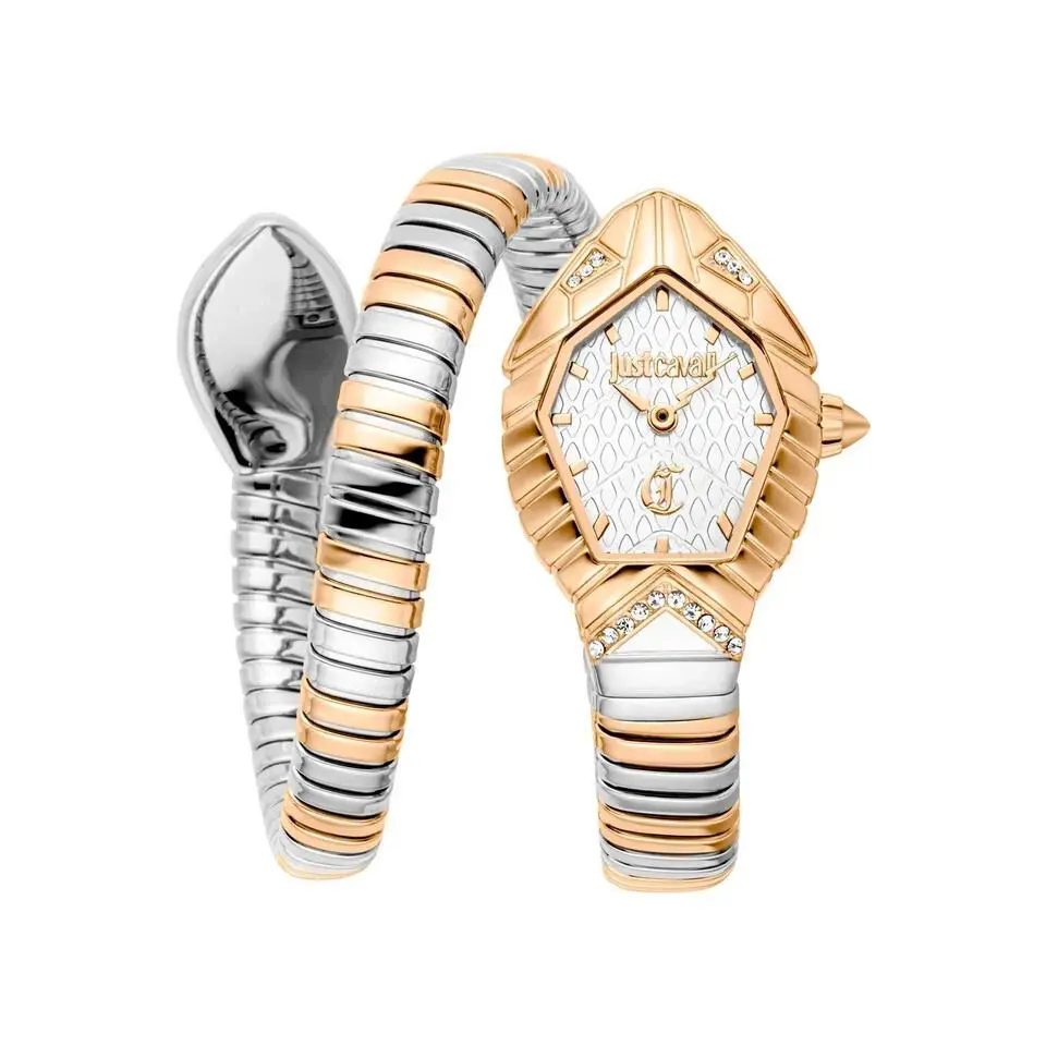 Just Cavalli Women`s Snake JC1L356M0065 Two Tone Snake Watch