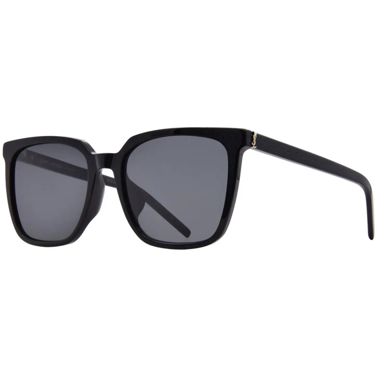 Saint Laurent SL M146/K 001 Sunglasses Women`s Black/dark Grey Square Shape 56mm