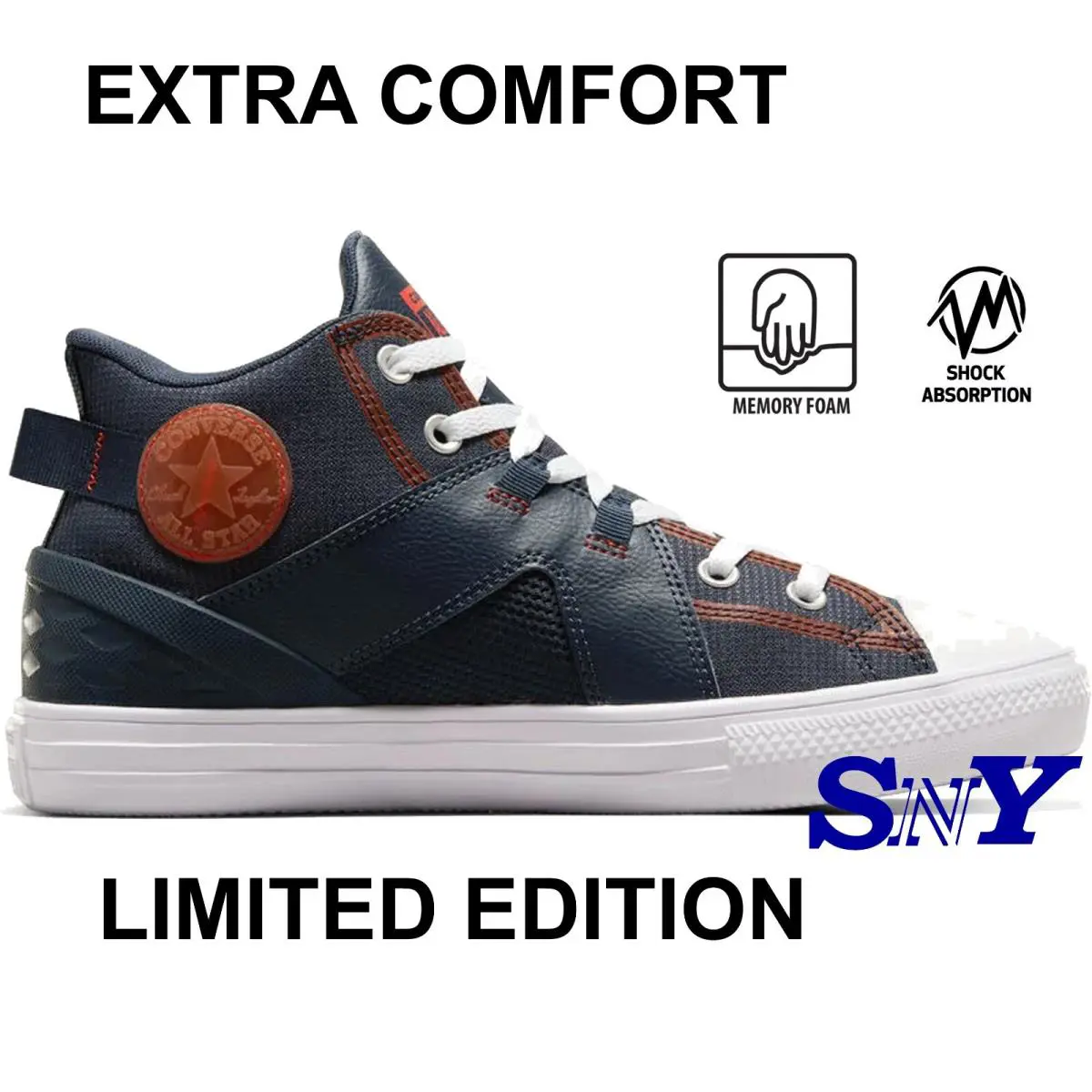 Converse shoes - Navy/Fever Dream/Navy 9