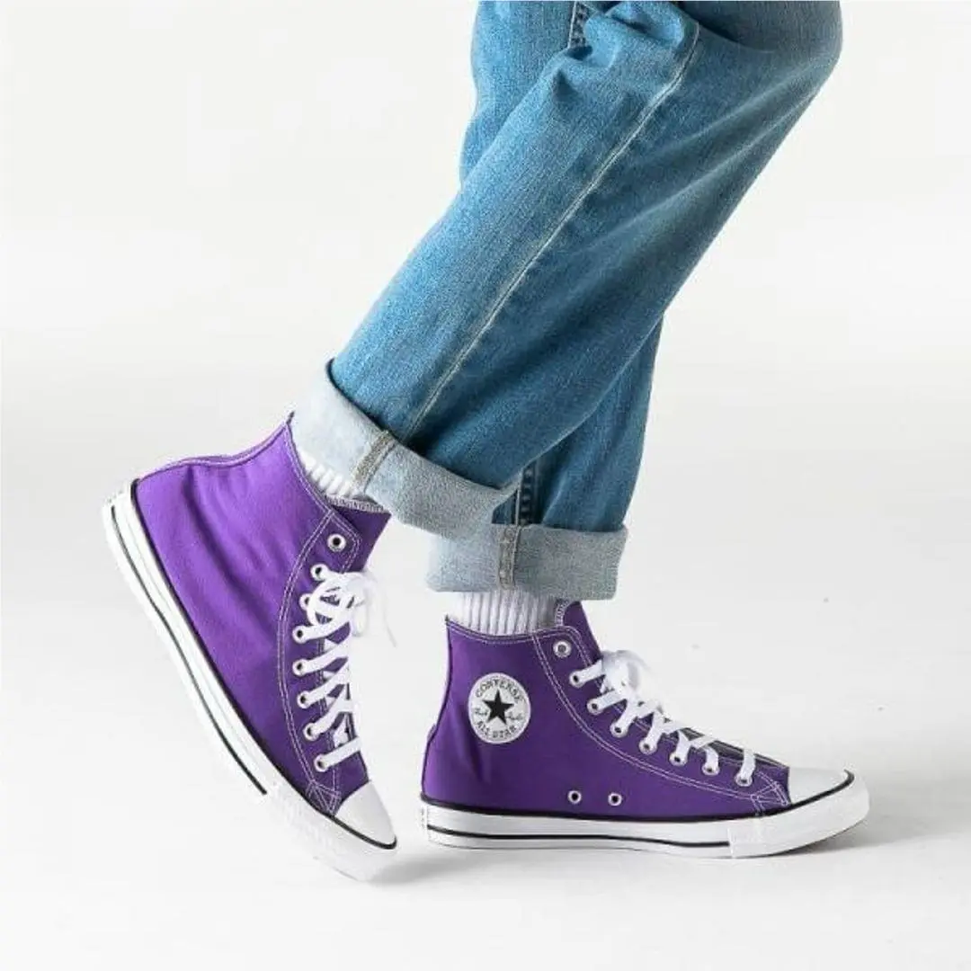 Converse shoes - Converse Chuck Taylor All Star High Top - 137833F - Purple 5