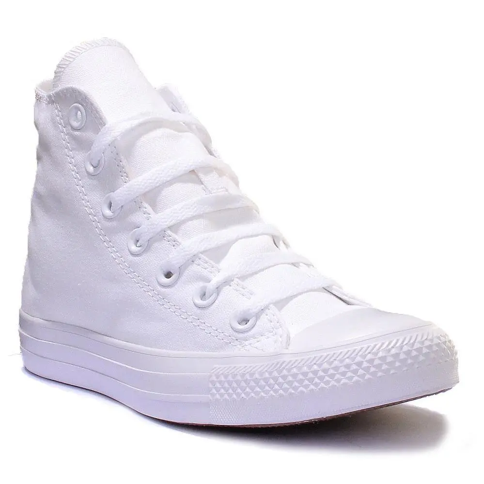 Converse 1U646 Ct As Hi Core White Mono Half Mens Trainer In White US 4 - 13 - White