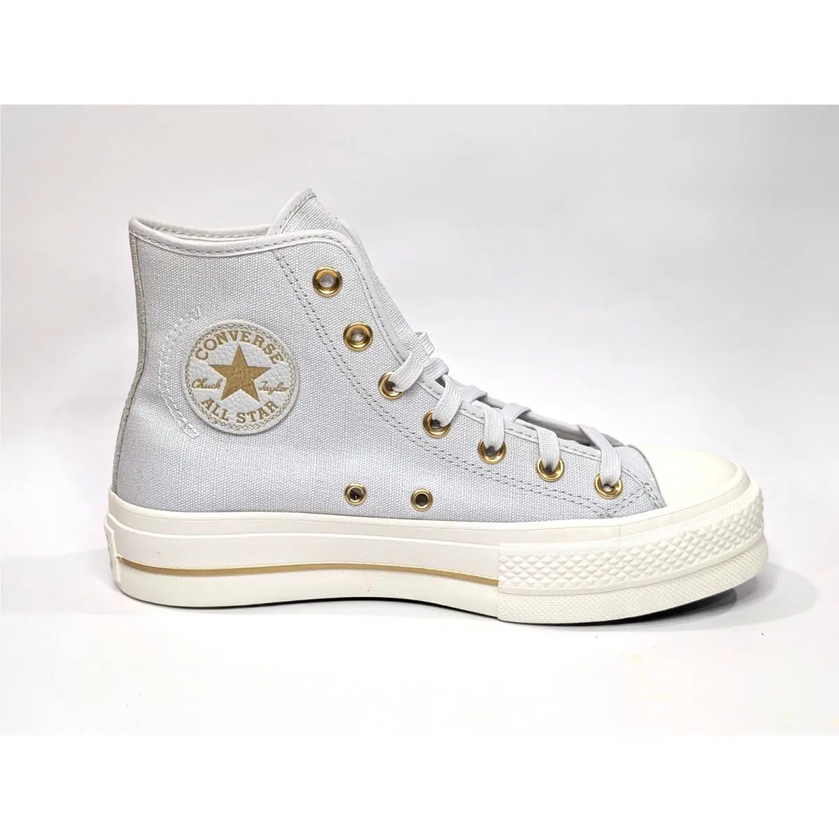 Converse shoes - Converse CTAS Lift Hi - CTAS Lift - A08237C - Barely Grey/Egret/Gold 5