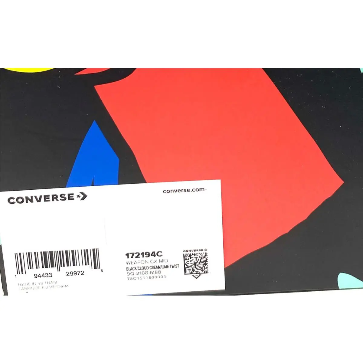 Converse shoes - Converse Weapon - Weapon - 172194C - Black 7