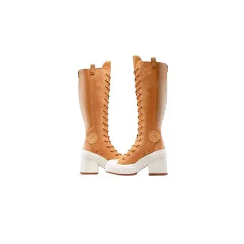 Converse shoes - Chuck 70 De Luxe Heel XXHi Platform Western - Brown 7
