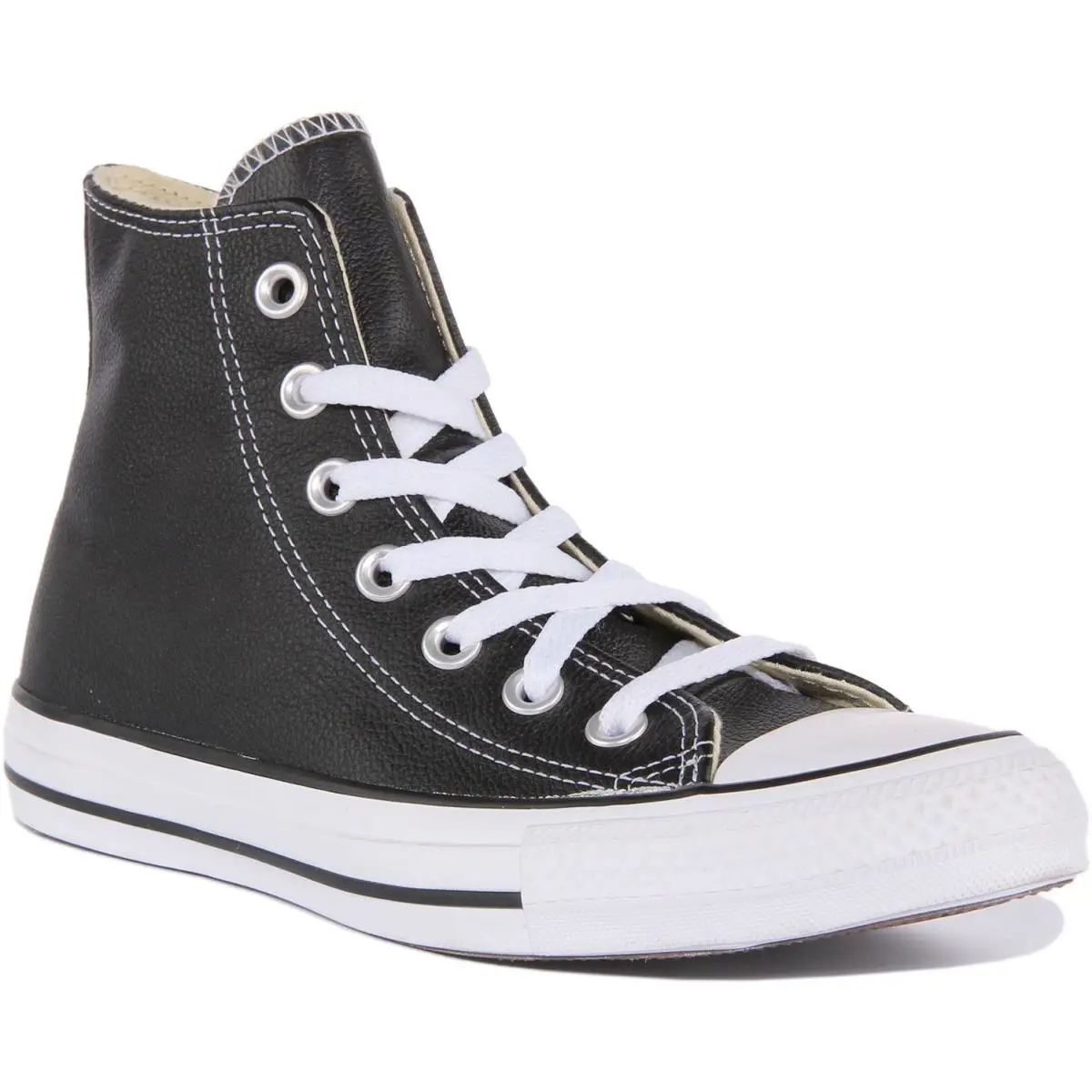 Converse 132170 Ct As Hi Leather Mens Sneakers In Black US 3 - 12