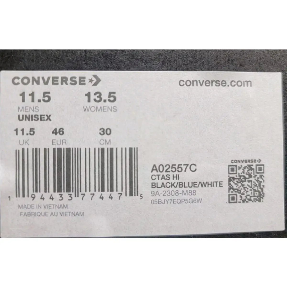 Converse shoes - Converse Chuck Taylor All Star Hi - A02557c - Black 7