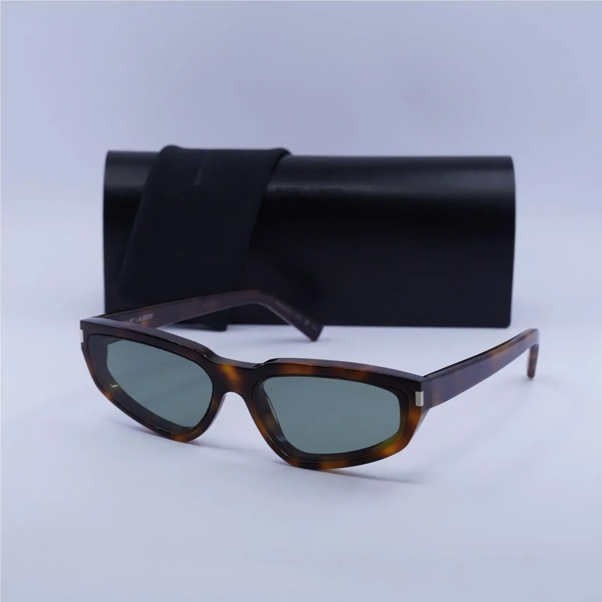 Saint Laurent SL634 Nova 003 Light Havana/green 61-15-145 Sunglasses